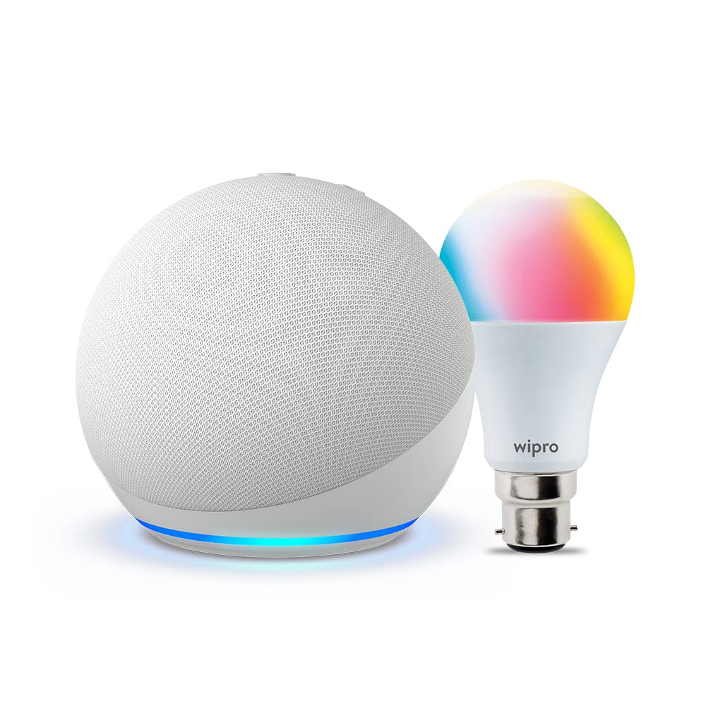 Amazon Echo Dot (5th Gen, Black) Combo with Wipro 16A Smart Plug