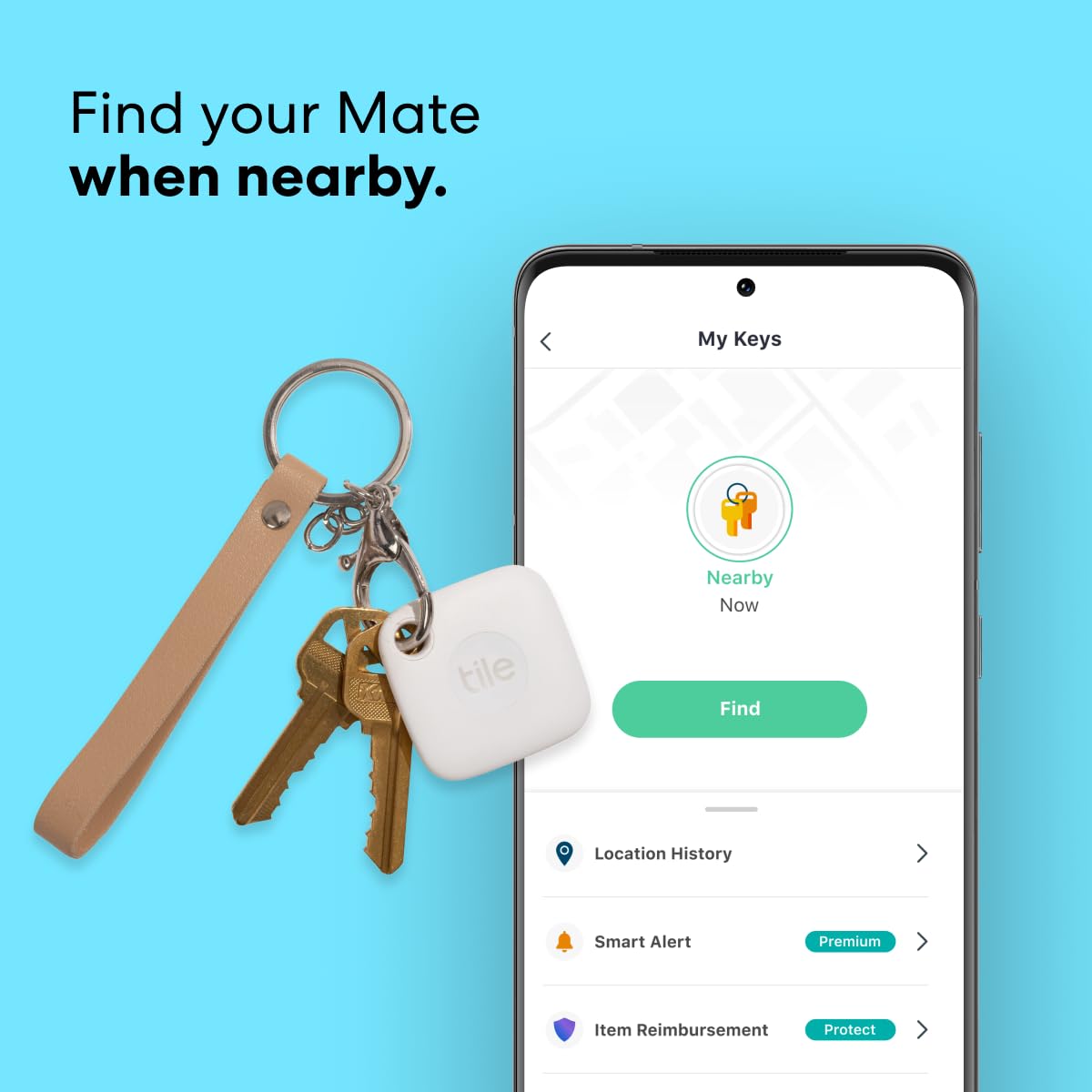 Tile Mate1st Gen Bluetooth Item Finder, 2 Pack, 60m Finding Range, Compatible with Alexa & Google Home, iOS & Android Compatible, Upto 3 Years of Battery, Find Keys, Remotes & More, Black/White