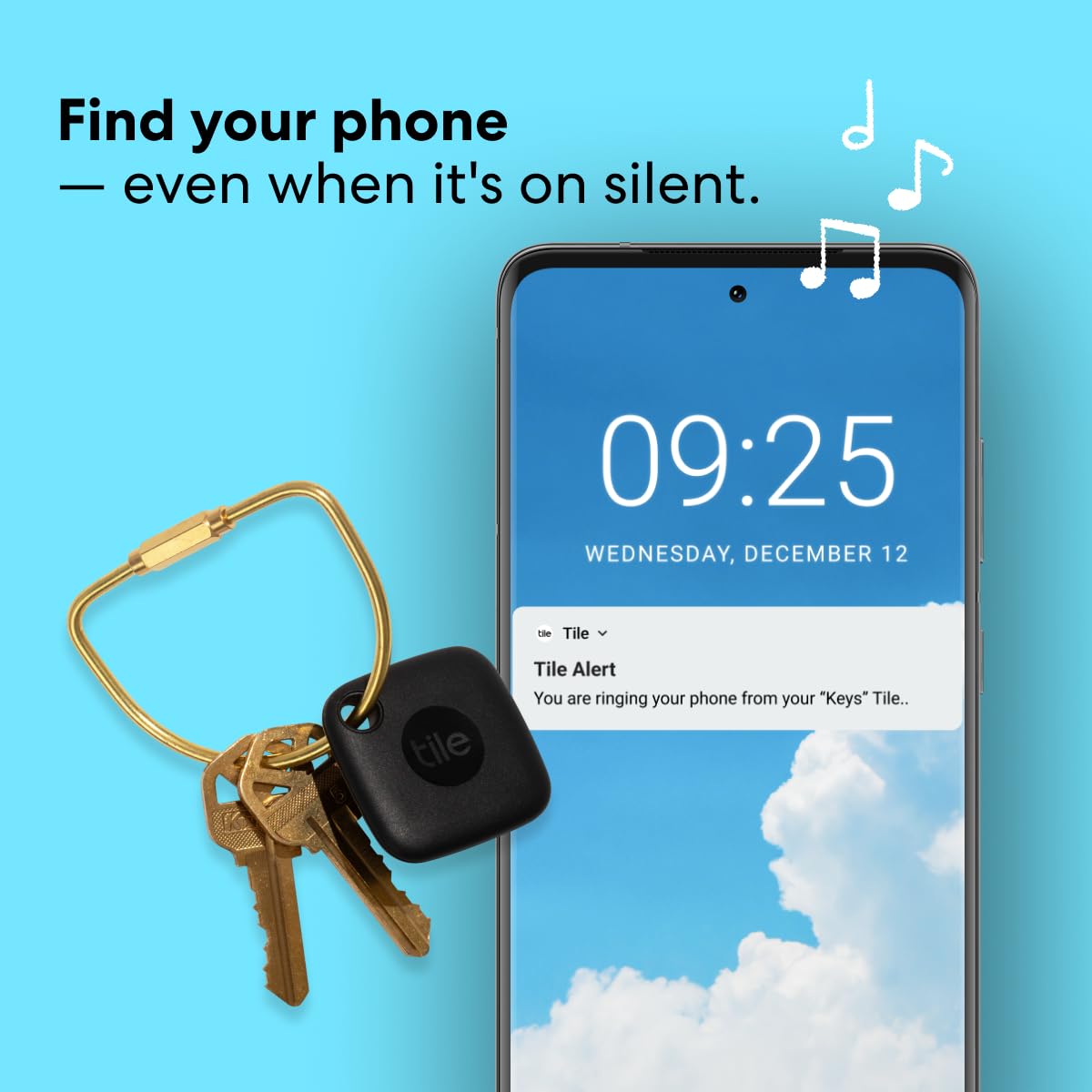 Tile Mate1st Gen Bluetooth Item Finder, 2 Pack, 60m Finding Range, Compatible with Alexa & Google Home, iOS & Android Compatible, Upto 3 Years of Battery, Find Keys, Remotes & More, Black/White