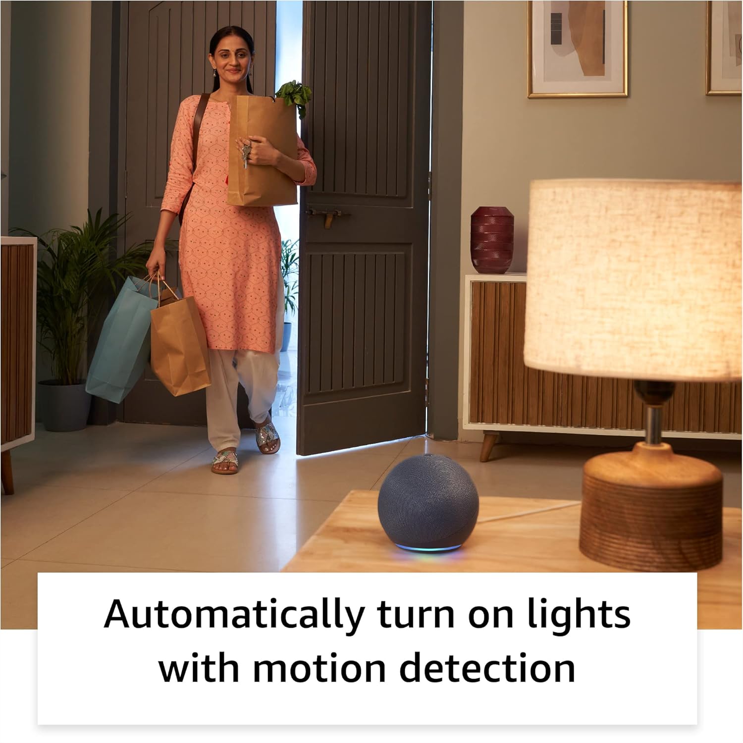 Amazon Echo Dot (5th Gen, Black) Combo with Wipro 16A Smart Plug