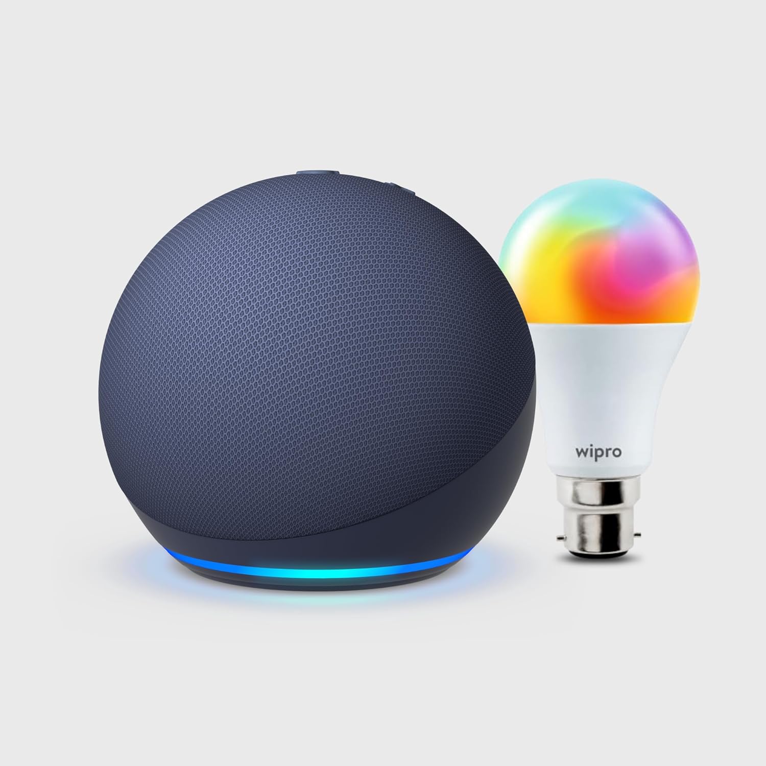 Amazon Echo Dot (5th Gen, Black) Combo with Wipro 16A Smart Plug
