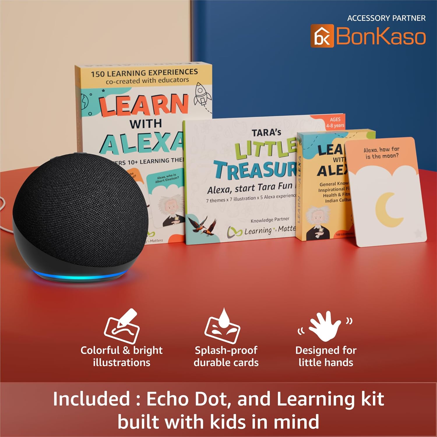 Amazon Echo Dot (5th Gen, Black) Combo with Wipro 16A Smart Plug