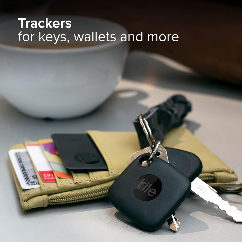Tile Mate1st Gen Bluetooth Item Finder, 2 Pack, 60m Finding Range, Compatible with Alexa & Google Home, iOS & Android Compatible, Upto 3 Years of Battery, Find Keys, Remotes & More, Black/White