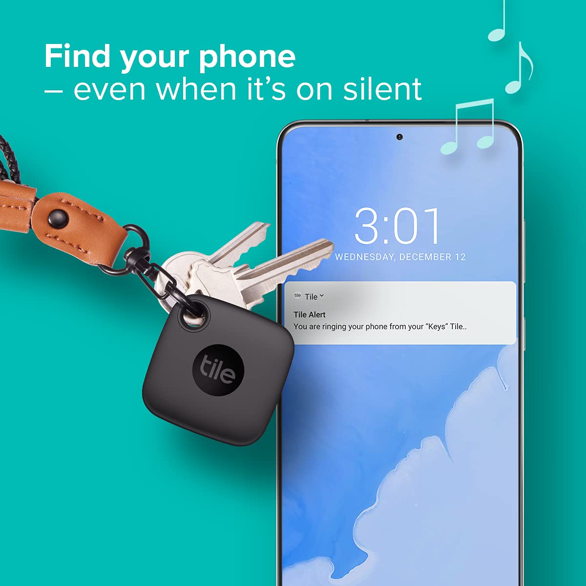 Tile Mate1st Gen Bluetooth Item Finder, 2 Pack, 60m Finding Range, Compatible with Alexa & Google Home, iOS & Android Compatible, Upto 3 Years of Battery, Find Keys, Remotes & More, Black/White