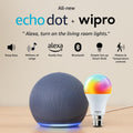 Amazon Echo Dot (5th Gen, Black) Combo with Wipro 16A Smart Plug