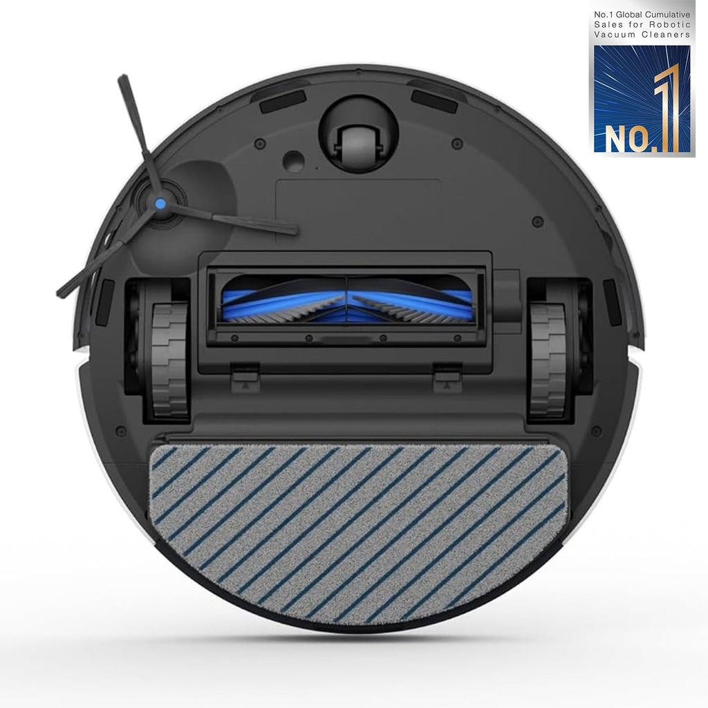 ECOVACS DEEBOT N20 PRO 2 in 1 Robotic Vacuum Cleaner & Mop, 8000 Pa Suction, Covers 3500+ Sq.Ft, Anti-Hair Tangle, Intelligent TrueMapping, Ozmo Vibrating Mop, Wet & Dry Cleaning, 300 Minutes Run-Time